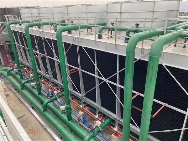 方形冷卻塔的組成與安裝(225噸方形冷卻塔安裝步驟)