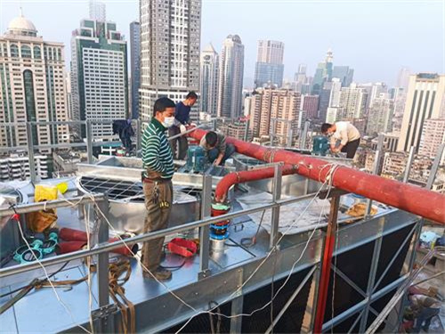 閉式冷卻塔選型時管道壓損的測算(上海玻璃熔化爐用閉式冷卻塔選型)